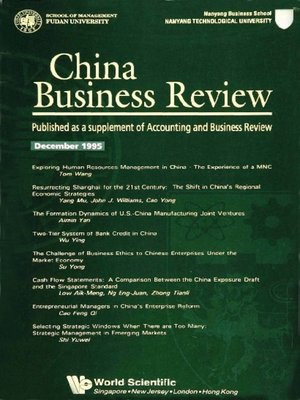 cover image of China Business Review 1995